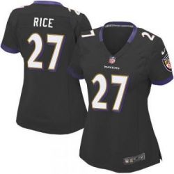 Cheap Ray Rice Ravens Jersey #27 Black From China Game