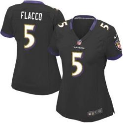 Cheap Joe Flacco Ravens Jersey #5 Black From China Game