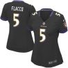Cheap Joe Flacco Ravens Jersey #5 Black From China Game