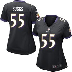 Cheap Terrell Suggs Ravens Jersey #55 Black From China Game