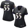 Cheap Terrell Suggs Ravens Jersey #55 Black From China Game
