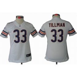 Cheap Charles Tillman Bears Jersey #33 White From China Game