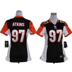 Cheap Geno Atkins Bengals Jersey #97 Black From China Game