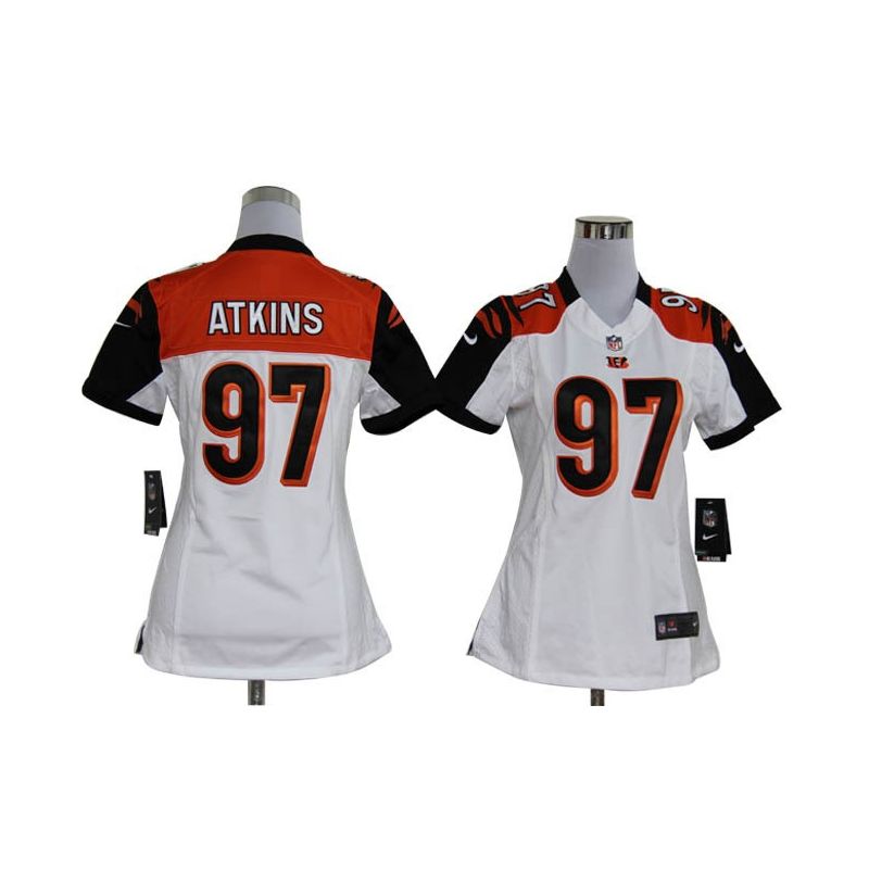 Cheap Geno Atkins Bengals Jersey #97 White From China Game Cheap Geno Atkins Bengals Jersey #97 White From China Game