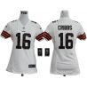 Cheap Josh Cribbs Browns Jersey #16 White From China Game