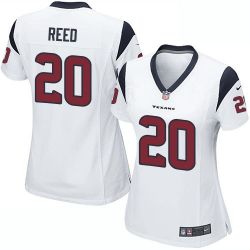Cheap Ed Reed Texans Jersey #20 White From China Game