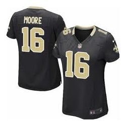 Cheap Lance Moore Saints Jersey #16 Black From China Game