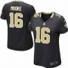 Cheap Lance Moore Saints Jersey #16 Black From China Game