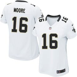 Cheap Lance Moore Saints Jersey #16 White From China Game