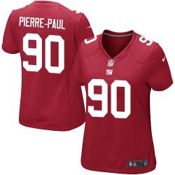 Cheap Jason Pierre-Paul Giants Jersey #90 Red From China Game