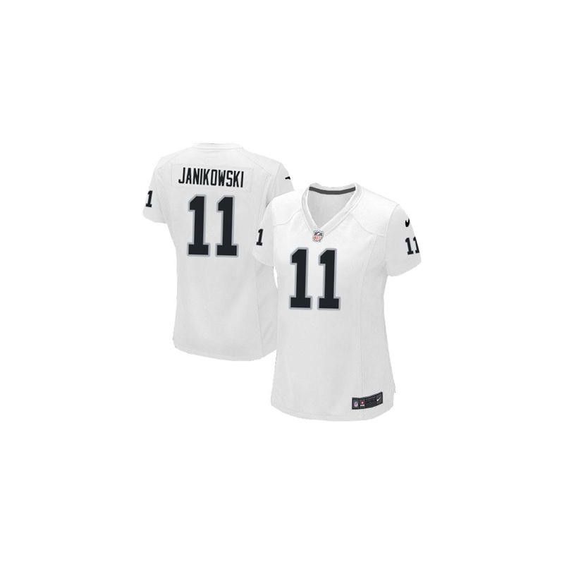 Cheap Sebastian Janikowski Raiders Jersey #11 White From China Game