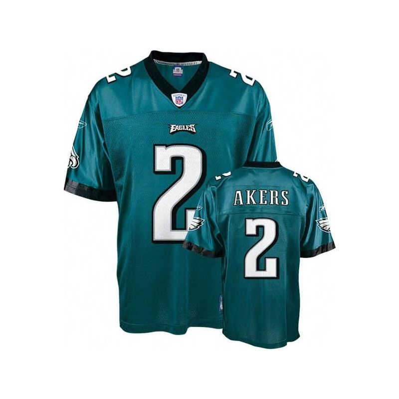 Cheap David Akers Eagles Jersey #2 Green From China