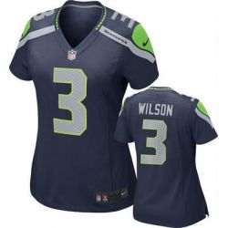 Cheap Russell Wilson Seahawks Jersey #3 Blue From China Game