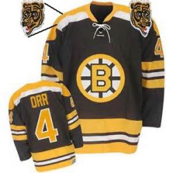 Cheap Bobby Orr Bruins Jersey #4 Black From China