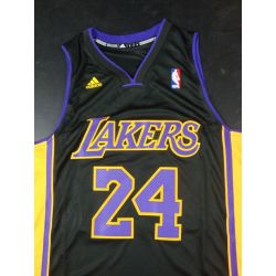 Cheap Kobe Bryant Lakers Jersey #24 Black III From China