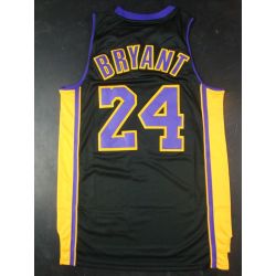 Cheap Kobe Bryant Lakers Jersey #24 Black III From China