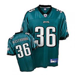 Cheap Brian Westbrook Eagles Jersey #36 Green From China