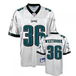 Cheap Brian Westbrook Eagles Jersey #36 White From China