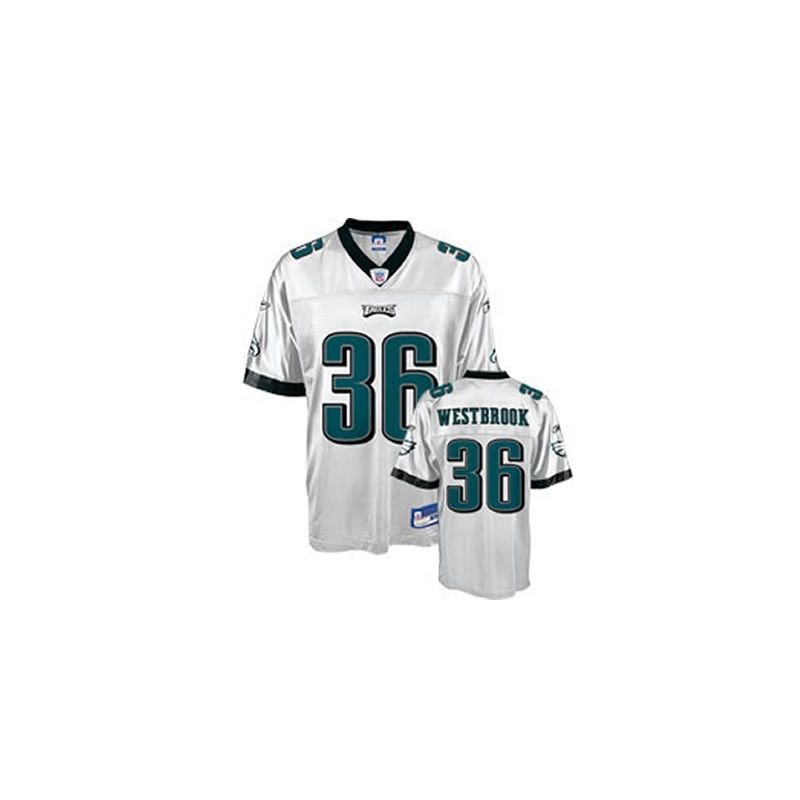 Cheap Brian Westbrook Eagles Jersey #36 White From China