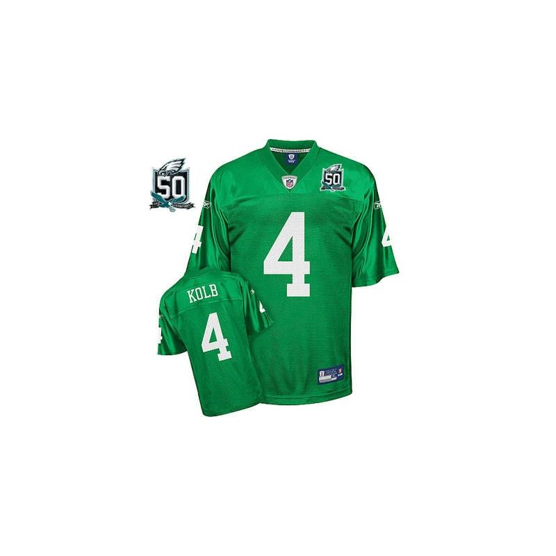 Cheap Kevin Kolb Eagles Jersey #4 Emerald 50th From China Cheap Kevin Kolb Eagles Jersey #4 Emerald 50th From China