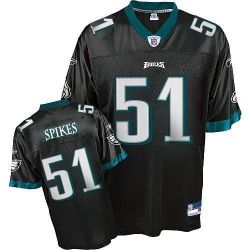 Cheap Takeo Spikes Eagles Jersey #51 Black From China