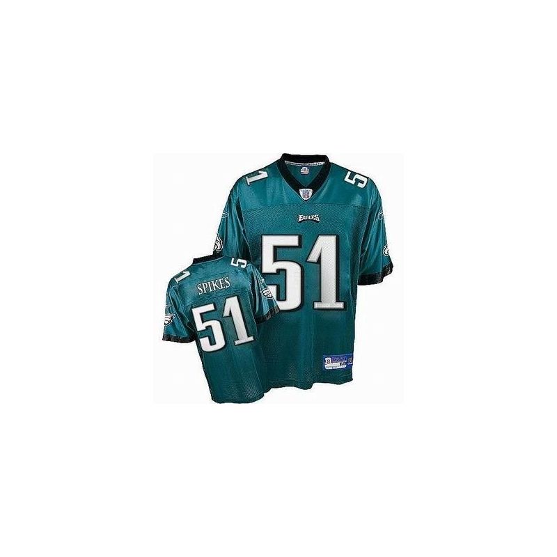 Cheap Takeo Spikes Eagles Jersey #51 Green From China Cheap Takeo Spikes Eagles Jersey #51 Green From China