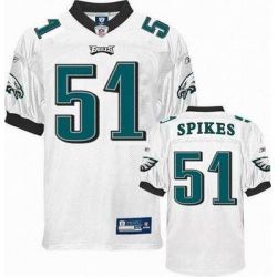 Cheap Takeo Spikes Eagles Jersey #51 White From China