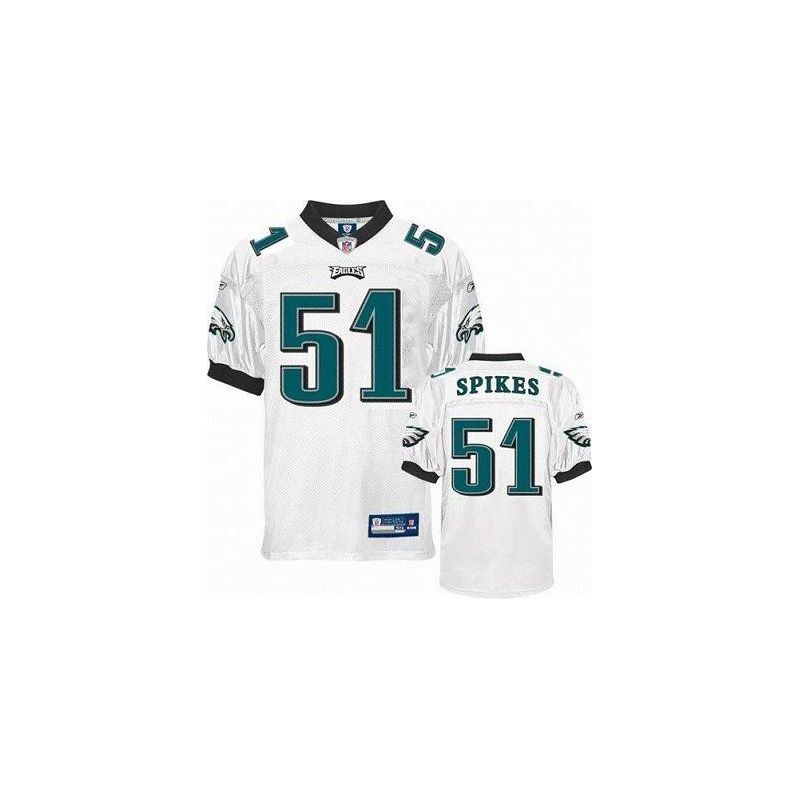 Cheap Takeo Spikes Eagles Jersey #51 White From China Cheap Takeo Spikes Eagles Jersey #51 White From China