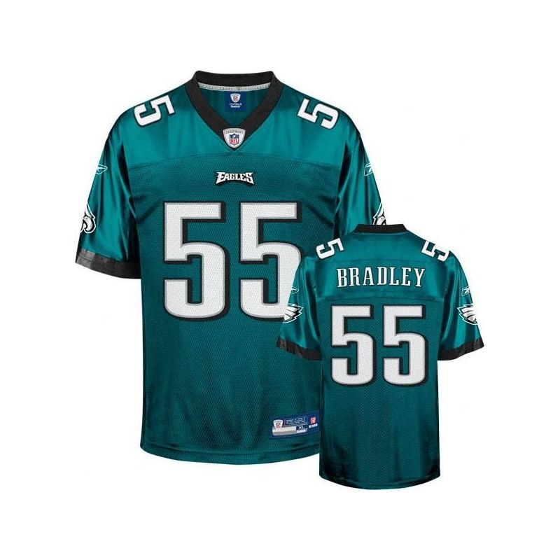 Cheap Stewart Bradley Eagles Jersey #55 Green From China Cheap Stewart Bradley Eagles Jersey #55 Green From China