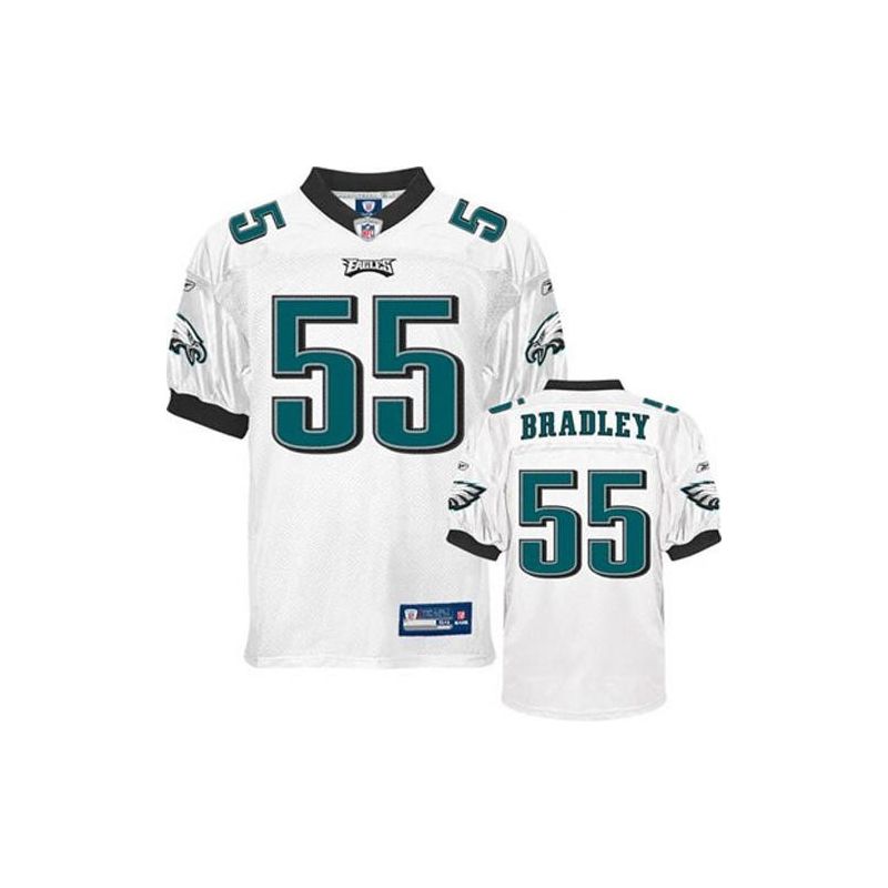 Cheap Stewart Bradley Eagles Jersey #55 White From China Cheap Stewart Bradley Eagles Jersey #55 White From China