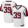 Cheap Steven Jackson Falcons Jersey From China #39 White Elite