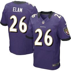 Cheap Matt Elam Ravens Jersey From China #26 Purple Elite