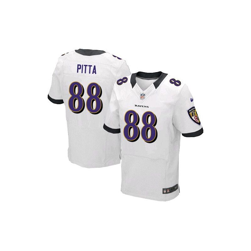 Cheap Dennis Pitta Ravens Jersey From China #88 White Elite Cheap Dennis Pitta Ravens Jersey From China #88 White Elite