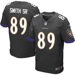 Cheap Steve Smith SR Ravens Jersey From China #89 Black Elite