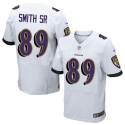 Cheap Steve Smith SR Ravens Jersey From China #89 White Elite