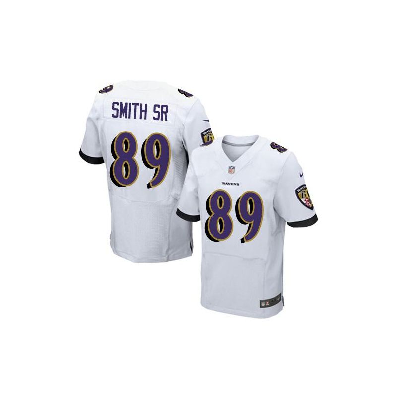 Cheap Steve Smith SR Ravens Jersey From China #89 White Elite Cheap Steve Smith SR Ravens Jersey From China #89 White Elite