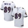 Cheap Steve Smith SR Ravens Jersey From China #89 White Elite