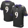 Cheap Justin Tucker Ravens Jersey From China #9 Black Elite