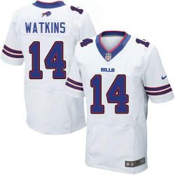Cheap Sammy Watkins Bills Jersey From China #14 White Elite