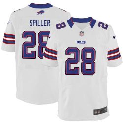 Cheap CJ Spiller Bills Jersey From China #28 White Elite