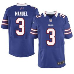 Cheap EJ Manuel Bills Jersey From China #3 Blue Elite