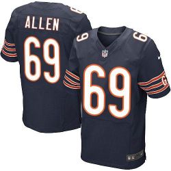 Cheap Jared Allen Bears Jersey From China #69 Blue Elite