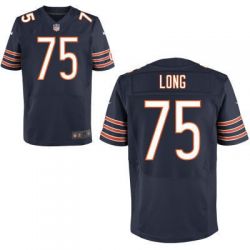 Cheap Kyle Long Bears Jersey From China #75 Blue Elite