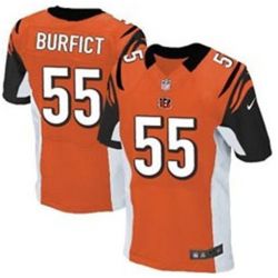 Cheap Vontaze Burfict Bengals Jersey From China #55 Orange Elite