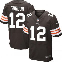 Cheap Josh Gordon Browns Jersey From China #12 Brown Elite