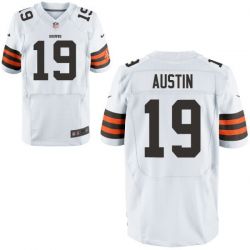 Cheap Miles Austin Browns Jersey From China #19 White Elite