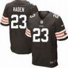 Cheap Joe Haden Browns Jersey From China #23 Brown Elite