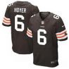 Cheap Brian Hoyer Browns Jersey From China #6 Brown Elite