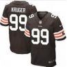 Cheap Paul Kruger Browns Jersey From China #99 Brown Elite