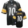 Cheap Santonio Holmes Steelers Jersey #10 Black From China